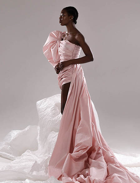 Pink Taffeta dress
